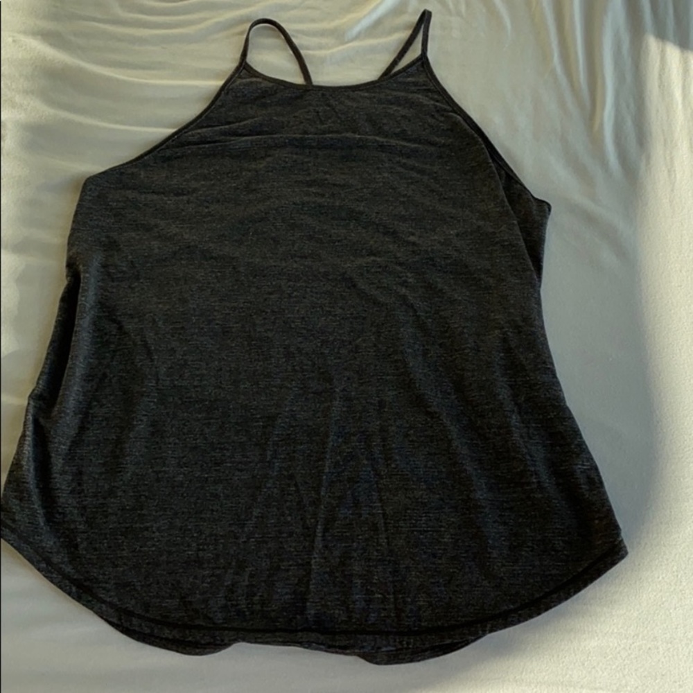 • lululemon • Grey Sparkle Racer Back Tank